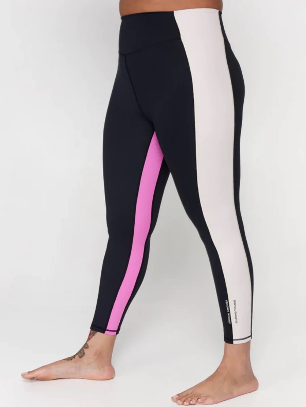 Spiritual Gangster 7/8 Embody Legging Black Oatmeal